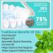 Huile de coco pour les dents huile de coco pour les dents 237 ml Coconut Pulling Oil huile de coco pour les dents avec gratte-langue - soins bucco-dentaires naturels haleine fra che blan - Buy Online on GoSupps.com