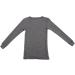 Organic Merino Wool Kids Thermal Long Sleeve Top - Natural Warm Base Layer | Unisex 4 Charcoal - Buy Online on GoSupps.com