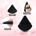 Sularpek 6 pcs Triangle Makeup Puff Set - Soft & Reusable Foundation Sponge for Pressed Powder, Dry & Wet Makeup - Black - Buy Online on GoSupps.com