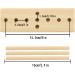 LUTER Wooden Bow Maker Craft Tool for Ribbon Wreaths, Gift Bows, Corsages - Party Decorations - Buy Online on GoSupps.com