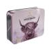 M&S Highland Cow All Butter Scottish Shortbread Biscuit Assortment Tin Limited Edition Design Purple 650g