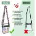 Clear Stadium Approved Crossbody Bag for Women & Men - Transparent PVC Messenger Handbag for Concerts & Events - Buy Online on GoSupps.com