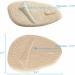 High Heel Foot Cushions Pads - 2 Pairs Anti-Slip Gel Forefoot Inserts for Comfort & Support - Buy Online on GoSupps.com