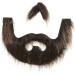 TOVINANNA 4 Sets Beard Dress up Brown Beard Pirate Beard Fake Eyebrow Fake Beard Beards for Costumes Plush 20.00X13.00X0.50CMx4pcs Multix4pcs - Buy Online on GoSupps.com