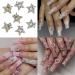 YOSOMK 30 PCS Star Nail Charms: 3D Gold & Silver Dangling Stars for Luxury Nail Art - Rhinestones, Gems, Diamonds for Acrylic Nail Decoration - Buy Online on GoSupps.com