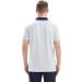 Men's Short Sleeve White Golf Polo Shirt - Moisture Wicking Dry Fit - Nav Club Print - Large Size - Buy Online on GoSupps.com