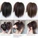 Messy Bun Hair Piece for Women Synthetic Hair Bun Extensions Messy Fluffy Straight Hair Elastic Band Chignon Scrunchy Wrap Updo False Hair Pieces for Women Fake Hair Accessories for Women Girls 18t10-2 - Buy Online on GoSupps.com