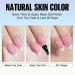 Tomicca French Press On Nails - 180 Almond Nail Tips 3-in-1 Pre-Colored Full Cover & Base Coat for Nail Art | 15 Sizes Available - Rose Almond Finish - Buy Online on GoSupps.com