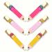 HZEYN 6 Pack Teacher Hair Clips Funny Pencil Hair Clips Teacher Appreaction Gifts Back To Shool Hair Accessories for Teachers Student