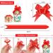 Nistar Christmas Cellophane Wrap Roll - 32 in x 100 ft Gold Gift Basket Wrap with 8 Bows - Extra Large Clear Wrapping Paper for Treats, Flowers, DIY Crafts - Holiday Christmas Gift Wrap (1 Pack) - Buy Online on GoSupps.com