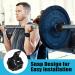 30mm Dumbbell Clips - 2 Pieces Quick Clamping Collars for Barbell Rod Training | StrongLift Safe & Robust Snap Lock - Black - Buy Online on GoSupps.com