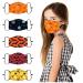 50PC Halloween Disposable Face_Masks for Adults Kids 3-Ply Colorful Breathable Face_Mask with Nose Wire Protective Facemask (5PC cloth for kids G)