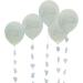 Shop Ginger Ray Green 'Team Bride' Latex Balloons - Hen Party Decorations | 5-Pack with Paper Flower Tails - Buy Online on GoSupps.com