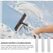 Buerfu Window Screen Cleaner Brush 4-in-1 Cleaning Brush For Window Screen Wet And Dry Dual-Use Window Cleaner Tool Pet Hair Brush Door Window Broove Clean Sponge Refill Pack 3 Pieces - Buy Online on GoSupps.com