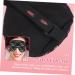 Angoily Lace Flower Eye Mask | Lightweight Polyester Face Mask for Travel | 22x9x0.8cm Black | Ideal for Eye Relaxation & Sleep - Buy Online on GoSupps.com