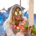 GALPADA 1 Set Pineapple Sunglasses and Hawaiian Leis Set Luau Flower Leis Necklace Headbands and Wristbands for Tropical Hawaiian Beach Party Decorations Birthday Party Favors - Buy Online on GoSupps.com