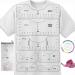 FINFINLIFE, Tshirt Ruler-9Pcs, Tshirt Ruler Guide for Vinyl, Shirt Alignment, T Shirt Rulers to Center Designs, Transparent Tee Ruler for Infant Toddler Youth Adult, Front and Back Measurement Transparent Transparent 16WX6L