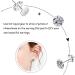 450PCS Stainless Steel Flat Pad Earring Posts with Butterfly Backs - Hypoallergenic Stud Earrings for DIY Jewelry Making (Silver) - Buy Online on GoSupps.com