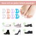 8pcs Toe Separator Spreader for Hallux Valgus - Little Toe Extension & Spacer in 4 Colors | Prevent Overlapping Toes - Buy Online on GoSupps.com