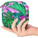 Tropical Green Leaves Portable Menstrual Bag | Stylish Storage for Teens & Women | Zippered Cup Pocket - Buy Online on GoSupps.com