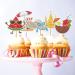 Mulukaya 24Pcs Summer Beach Themed Cupcake Toppers Sun Hat Surfboard Watermelon Goggles Treat Cake Picks for Pool Beach Hawaii Surfing Birthday Wedding Travel Vacation Party Decorations - Buy Online on GoSupps.com