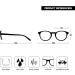Opulize Zen Round Frame Reading Glasses | Shiny Pink | Spring Hinges | Scratch Resistant | Unisex | +2.00 Magnification - Buy Online on GoSupps.com