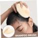 Orfofe Silicone Shampoo Brush & Scalp Massage Device - 2-Piece Set for Hair Care & Relaxation - Buy Online on GoSupps.com