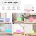 Diffofe 300ml Aromatherapy Essential Oil Diffuser - Remote Control, 8-Hour Quiet Operation, 4 Timer Settings, 7 LED Colors - Pink - Buy Online on GoSupps.com