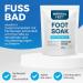 Pedicure Quality Foot Soak with Tea Tree Oil & Epsom Salt | Helps Treat Nail Fungus Athletes Foot | Anti Fungal Nail Treatment | Foot Moisturiser & Deodorizer Feet Soak | Exfoliating Foot Soak - Buy Online on GoSupps.com