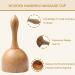 Wooden Handheld Massage Cup - Lymphatic Drainage Massager for Body Sculpting and Anti-Cellulite - Buy Online on GoSupps.com