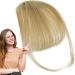 Fringe Clip-In Bangs Real Hair Real Hair Fringe Bangs Human Hair Clip In Fringe Extensions Natural Bangs With Temple Hairpieces Real Hair Extensions for Women Grey gold - Buy Online on GoSupps.com
