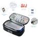 Insulin Cooler Travel case with Temperature Display Insulated Medication Diabetic Supplies Organizer Bag with 2 Ice Packs Portable Medical Cooler Bag for Insulin pens TSA Approved (Gray) - Buy Online on GoSupps.com