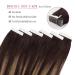 Buy Sixstarhair Invisible Tape In Extensions - 20pcs 50g 45cm Real Hair Dark Brown to Chestnut Ombre #2/6 | International Shipping Available - Buy Online on GoSupps.com
