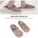 USB Heating Slippers for Men | Winter Electric Foot Warmers | Soft Non-Slip Comfort | Coffee Color - Buy Online on GoSupps.com