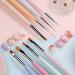 GAOY 8 Pcs Nail Brushes Set for Nail Art Design - French Liner, Dotting Pens, Detail Painting Tools for DIY Nails - Buy Online on GoSupps.com