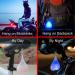 Bike Tail Ball Light - Waterproof Silicone LED Safety Warning Light for Cycling - Red Bicycle Seat Back Signal Lamp - Buy Online on GoSupps.com