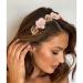 Gold Floral Butterfly Pearl Bridal Headband Set - Wedding Hair Accessories - Buy Online on GoSupps.com