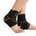 AVIDDA Ankle Support 2 Pack Adjustable Ankle Brace for Sports Elastic Compression Ankle Strap for Sprained Ankle Achilles Tendon Running Orange