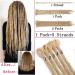 Silk-co All Human Handmade Dreadlocks Braiding Hair Extensions 12" Crochet Braids Reggae Hip-Hop Hairpiece Handmade for Braiding Dark Brown  - Buy Online on GoSupps.com