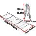 Multifunctional Mergency Rescue Stretcher Portable Aluminum Alloy First Aid Stretcher Patient Transport Flat Stretcher Bad for Ambulance Blue - Buy Online on GoSupps.com