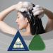 Barre de shampooing Nature Triangle 120g savon solide naturel pour la croissance des cheveux et le soin du cuir chevelu barre nourrissante antipelliculaire shampooing hommes et femmes (4pcs) - Buy Online on GoSupps.com