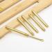 SSWERWEQ Ear wax removal tool Folding Type Golden Earwax Cleaner Portable Ear Wax Removal Tools Ear Spoon Attached A Key Ring 2/5 Pcs (Color : 2pcs) - Buy Online on GoSupps.com