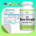 Bone Strength Supplements with Calcium, Vitamins D3 & K2 - 60 Vegetarian Capsules - Buy Online on GoSupps.com