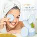 Bagentry 30 Pcs Natural Fiber Round Makeup Remover Pads Washable Reusable Face Pads Cloth Rounds Facial Cleansing Pads Wipes for All Skin Types Travel (5 Color) - Buy Online on GoSupps.com