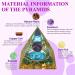 Orgone Pyramid with Moonstone & Amethyst Crystals | Chakra Healing Stone for Success, Anti-Stress & Wealth | Home Office Decor - Buy Online on GoSupps.com