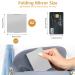 Laeeyin Travel Mirror - Ultra-Thin Pocket Cosmetic Mirror (2PCS 6x7CM) | Ideal for Travel Office Makeup & Shaving - Buy Online on GoSupps.com