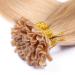 Keratin Bonding #18 Nature Ashblond 60cm 50 Strands 100% Remy Real Hair U-Tip Extensions by Novon Hair - Premium Quality Hair Extensions for International Shipping - Buy Online on GoSupps.com