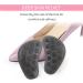 Medial & Lateral Heel Wedge Silicone Insoles for Supination & Overpronation - Corrective Shoe Inserts for Foot Alignment & Knee Pain Relief - Black-Beige - Buy Online on GoSupps.com