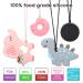 4Pcs Sensory Chew Necklaces for Kids - Teething, ADHD, SPD, Autism - Food Grade Silicone - Baby Teether Toy for Boys & Girls - Buy Online on GoSupps.com