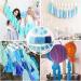 Binpeng 9.8in Blue Tissue Paper Tassel DIY Hanging Decorations - 20PCS 25cm Blue Garland for Party, Wedding, Baby Shower - Buy Online on GoSupps.com